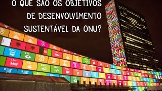 O que são os Objetivos de Desenvolvimento Sustentável da ONU [upl. by Arutak5]