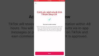 Hướng dẫn cách xác minh danh tính Affiliate Tiktok Shop UK nước Anh mới nhất 2024  2025 [upl. by Zerimar310]