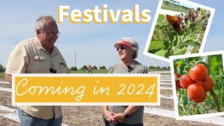 Tomato and Butterfly Festivals Coming in 2024 [upl. by Auehsoj]