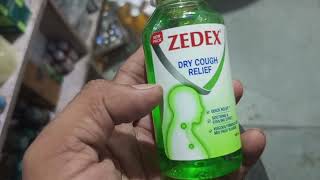 Zedex dry cough relief syrup uses in hindi  khasi ki syrup hindi me [upl. by Marra]