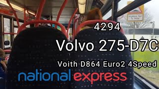 Journey On AG72 4294BU51RXZ NXBus Volvo B7TL Bodied ALX400 Voith 2019 ARCHIVES [upl. by Egduj935]