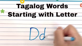 Tagalog Words Starting with Letter D [upl. by Alguire111]