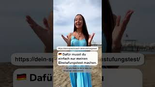 ✅TESTE DEIN DEUTSCH GRATIS Deutsch lernen  Einstufungstest  Grammatik  Wortschatz Shorts [upl. by Oihsoy]