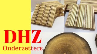 Doe Het Zelf onderzetters maken DIY Coasters [upl. by Eanert]