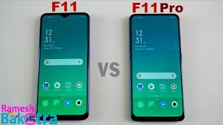 Oppo F11 vs F11 Pro SpeedTest and Camera Comparison [upl. by Minnie]