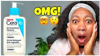 CERAVE SA SMOOTHING CLEANSER ESTHETICIAN HONEST REVIEW [upl. by Woolley134]