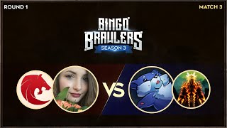 Bingo Brawlers Season 3 Day 1 Cattery vs BrinoMachino [upl. by Aicram]