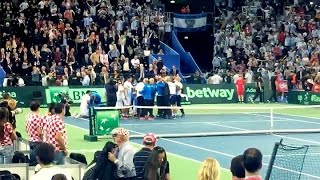 Así se vivió la histórica final de Copa Davis en las tribunas del Arena Zagreb [upl. by Norry634]