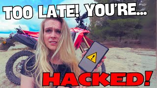 Motorcycle touring Heres how your phone is being hacked [upl. by Teyut]