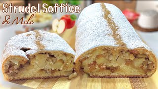 STRUDEL SOFFICE DI MELE 🍎 Impasto leggero alla RICOTTA velocissimo 🍎 [upl. by Anerhs745]