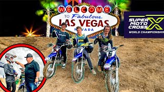 Racing SMX Pit Bike Race In Las Vegas [upl. by Frazier]