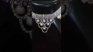 Rose diamond work necklaces trend trend [upl. by Ariel]