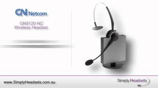 Jabra GN Netcom GN9120NC Wireless Headset System Noise Cancelling Video Overview [upl. by Albert739]