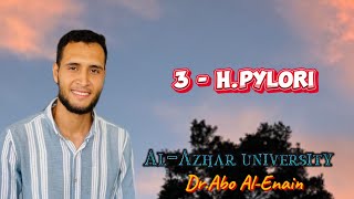 3  Hpylori  Infection course  AlAzhar University [upl. by Airotkciv837]