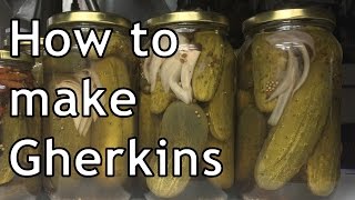 How to make traditional German Gherkins  Essiggurken [upl. by Hyman335]