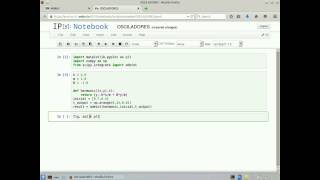 IEPython EDO Oscilador Armonico [upl. by Aerised666]