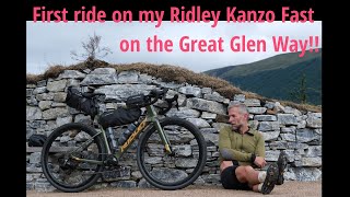 First ride on my Ridley Kanzo Fast On the Great Glen Way in Scotland [upl. by Fifine]