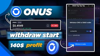 ONX Token Withdraw Start 🔥Onus Tap Tap Bot Withdrawal 🔥ONUS Vietnam Exchange 🔥ONUS Adavance KYC [upl. by Siurad307]