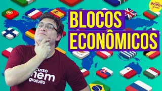 BLOCOS ECONÔMICOS  Resumo de Geografia para o Enem Professor Raphael Carrieri [upl. by Ahsinra]