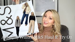 MampS Haul amp Try On  New In AutumnWinter 24 [upl. by Aicul49]