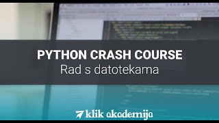 Rad s datotekama  Programiranje u Pythonu za početnike  Lekcija 13 [upl. by Olenka]