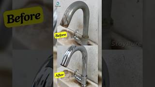 Rusted Tap Restoration Stay Pure Tap amp Shower Cleaner  Before amp After Transformation [upl. by Aneled]