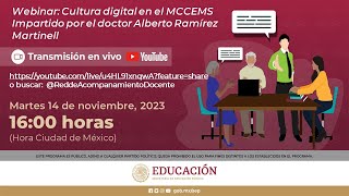 Webinar Cultura digital en el MCCEMS [upl. by Neff856]