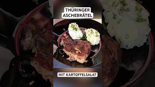 Thüringer Aschebrätel mit Kartoffelsalat  DDR Weihnachtsmenü grill ddr shorts [upl. by Kerwinn]