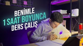 1 SAATLİK DERS ÇALIŞMA VİDEOSU W alierenvlog [upl. by Sirrot415]