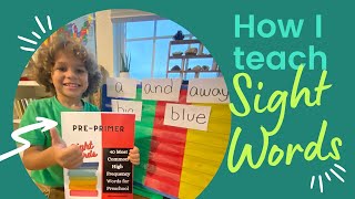 How To Teach Children Sight Words for Reading Fluency [upl. by Allac964]