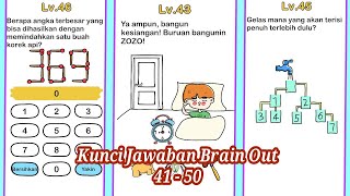 Kunci Jawaban Brain Out Level 41  50 [upl. by Fugere]