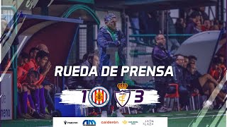 RUEDA DE PRENSA  UDC Torredonjimeno 1  3 Real Jaén CF [upl. by Haidedej423]