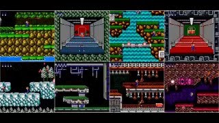 NES Contra walkthrough All levels at the same time [upl. by Yanej]