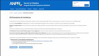 Cambio di residenza online dal portale ANPR [upl. by Akeem]