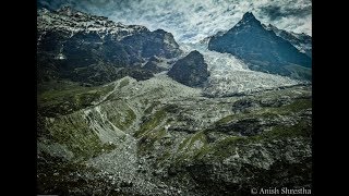 Trek to Langtang Lirung Glacier Kyajin Village June 2017 [upl. by Eicart]