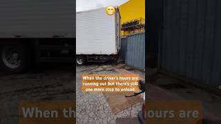 When the driver wants to get home truck lkw camion trucking hgv smile work job [upl. by Peregrine572]