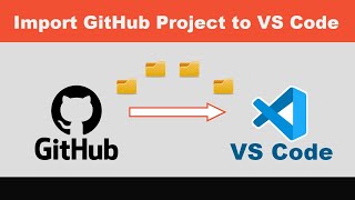 How to Import Projects from GitHub to Visual Studio Code 2021 [upl. by Aracaj]