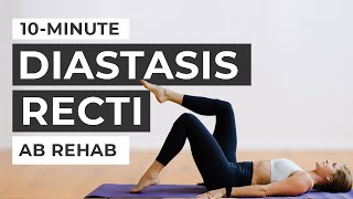 10 Minute Abs After Baby 8 Diastasis Recti Safe Ab Exercises [upl. by Caz]