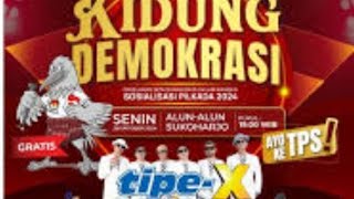 TIPE XquotKAMU GAK SENDIRIANquotPILKADA DAMAI ALUN ALUN SUKOHARJO [upl. by Juta]