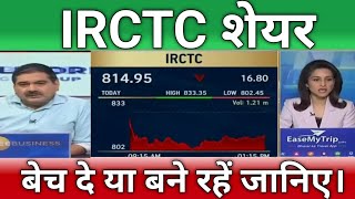 🔴IRCTC share letest news  IRCTC share next Target  irctc share news  irctc share anelysis [upl. by Davis978]