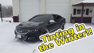 Window Tinting In Cold Weather [upl. by Olecram]