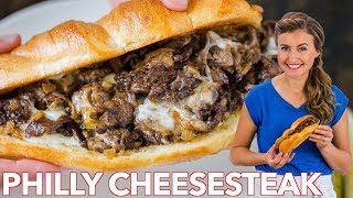 How To Make Classic Philly Cheesesteak Sandwich [upl. by Arema]