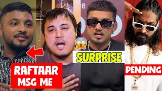 FIRST DISS RAPPER shoutout to RAFTAAR  YO YO HONEY SINGH SURPRISE  EMIWAY X LAZ [upl. by Attenev]