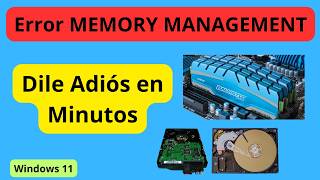 Error quotMEMORY MANAGEMENTquot Soluciones para PANTALLA AZUL en Windows [upl. by Ennaear]