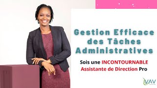 Gestion Efficace des Tâches Administratives wwwbitlysessioncalendly [upl. by Adnoraj]