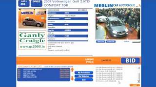 Bid On Car Auction Live Online  Merlin Car Auctions [upl. by Squier]