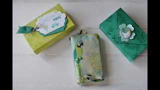 Tutorial Tragetasche verpacken mit Stampin Up [upl. by Rieth]