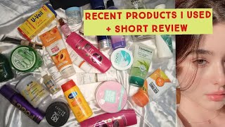 Products I have purchased recently their reviews🌼✨🌸 Skincare products Reviewskincareproducts [upl. by Durstin]