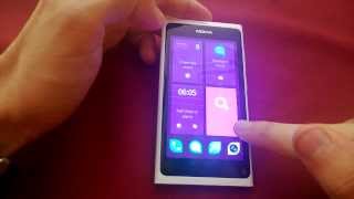 Sailfish OS 10110 Running on Nokia N9 [upl. by Botzow934]