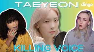 COUPLE REACTS TO TAEYEON 태연  Killing Voice  Dingo Music [upl. by Saphra201]